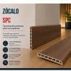 Zócalo SPC 05004 Símil Madera Nogal 2,40m Resistente al Agua
