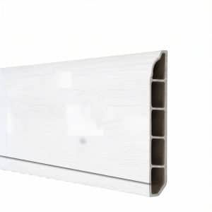 Zócalo SPC 05005 Símil Madera Blanco 2,40m Resistente al Agu